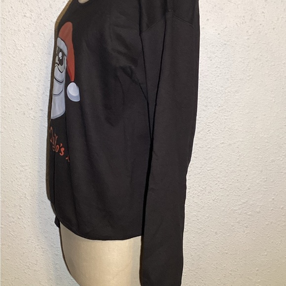 Ugly Christmas womens off shoulder WHERE MY HO’ AT sweater size medium - Picture 5 of 7
